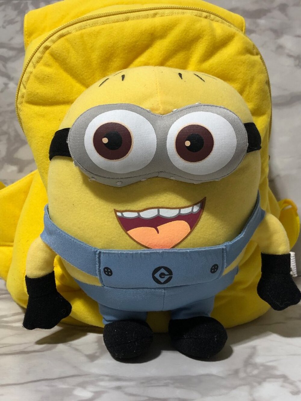 Despicable Me 2 Blue Two-Eyed Minion Backpack Plush